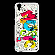 Coque HTC Desire Eye Graffiti Musique