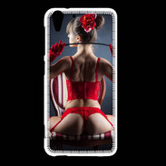 Coque HTC Desire Eye Fille sexy sous vêtements rouges