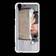 Coque HTC Desire Eye Bébé dormant avec chapeau tête de chat