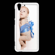 Coque HTC Desire Eye Bébé ruban bleu