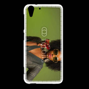 Coque HTC Desire Eye Femme metisse noire 3