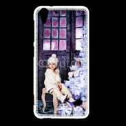 Coque HTC Desire Eye Sapin de Noël et petite fille