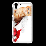 Coque HTC Desire Eye Chaton Noël