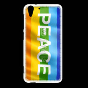Coque HTC Desire Eye Rainbow peace 5