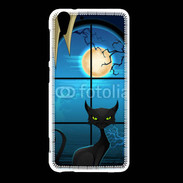 Coque HTC Desire Eye Chat noir