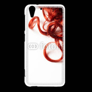 Coque HTC Desire Eye Coiffure Cheveux bouclés rouges