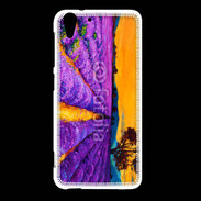 Coque HTC Desire Eye Peinture de champs de lavande 