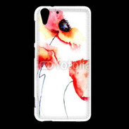 Coque HTC Desire Eye Peinture de Coquelicots 25