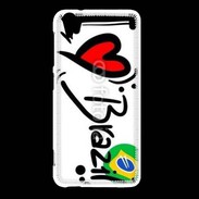 Coque HTC Desire Eye I love Brésil 2