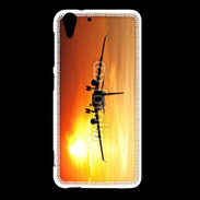 Coque HTC Desire Eye Avion de ligne et couché de soleil