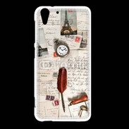 Coque HTC Desire Eye Vieilles lettres vintage