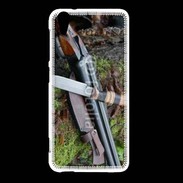 Coque HTC Desire Eye Fusil de chasse et couteau 2