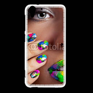 Coque HTC Desire Eye Bouche et ongles multicouleurs 5