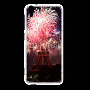 Coque HTC Desire Eye Feux d'artifice Tour Eiffel