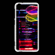 Coque HTC Desire Eye Cocktails rose et jaune