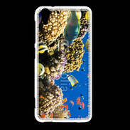 Coque HTC Desire Eye Poisson et coraux de toutes les couleurs