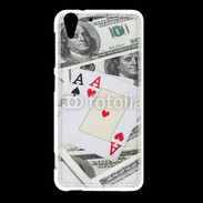 Coque HTC Desire Eye Paire d'as au poker 2