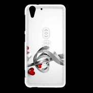 Coque HTC Desire Eye Love for music 1