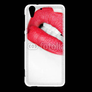 Coque HTC Desire Eye bouche sexy rouge à lèvre gloss crayon contour