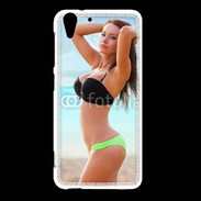 Coque HTC Desire Eye Belle femme à la plage 10