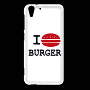 Coque HTC Desire Eye I love Burger