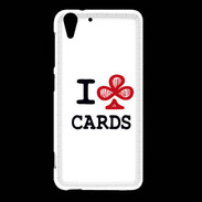 Coque HTC Desire Eye I love Cards Club