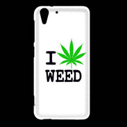 Coque HTC Desire Eye I love Weed