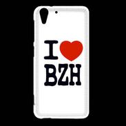 Coque HTC Desire Eye I love BZH
