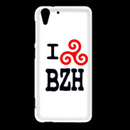 Coque HTC Desire Eye I love BZH 2