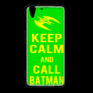 Coque HTC Desire Eye Keep Calm Call Batman Vert