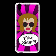 Coque HTC Desire Eye Miss Shopping Rousse