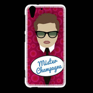 Coque HTC Desire Eye Mister Champagne Chatain