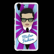 Coque HTC Desire Eye Mister Fashion Brun