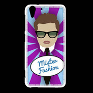 Coque HTC Desire Eye Mister Fashion Chatain
