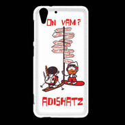 Coque HTC Desire Eye Adishatz Check Hiver G