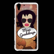 Coque HTC Desire Eye Miss Guadeloupe Brune