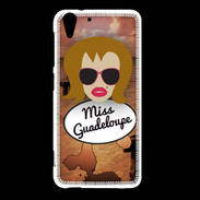 Coque HTC Desire Eye Miss Guadeloupe Rousse