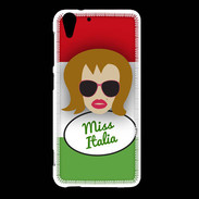 Coque HTC Desire Eye Miss Italie Rousse