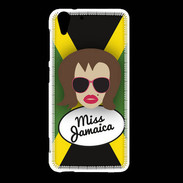 Coque HTC Desire Eye Miss Jamaica Chatain