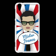 Coque HTC Desire Eye Mister France Brun