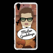 Coque HTC Desire Eye Mister Guadeloupe Chatain
