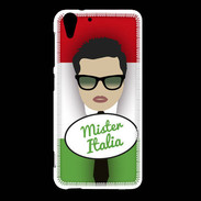 Coque HTC Desire Eye Mister Italie Brun