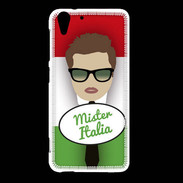Coque HTC Desire Eye Mister Italie Chatain