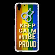 Coque HTC Desire Eye Keep Calm and Be Proud mens Gay