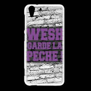 Coque HTC Desire Eye Wesh garde la pèche Violet