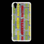 Coque HTC Desire Eye Wesh Vert Jaune