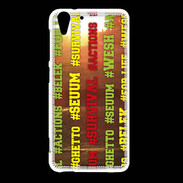 Coque HTC Desire Eye Wesh Vert Jaune Sun