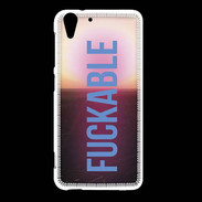Coque HTC Desire Eye Fuckable bleu ZG