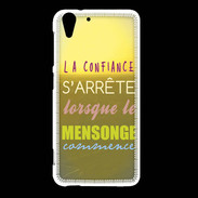 Coque HTC Desire Eye Confiance et mensonge ZG