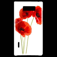 Coque LG Optimus L7 Coquelicots en peinture 150